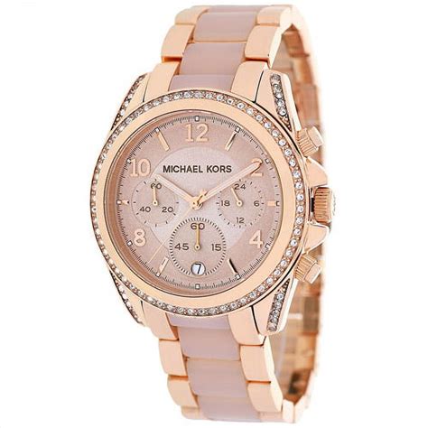 michael kors uhr mk5943 blair in rosegold altrosa an|Women's Rose Gold Michael Kors Blair Chronograph Watch .